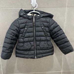 Burberry Children's Classic Check Lined Jacket in Beige and Black